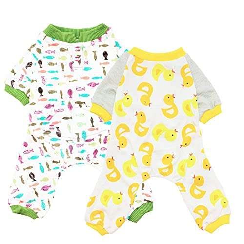 Dog Pajama Romper for Mini Breeds