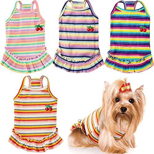 Striped Small Dog Sundress